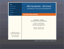 Tablet Screenshot of m-klawyers.com